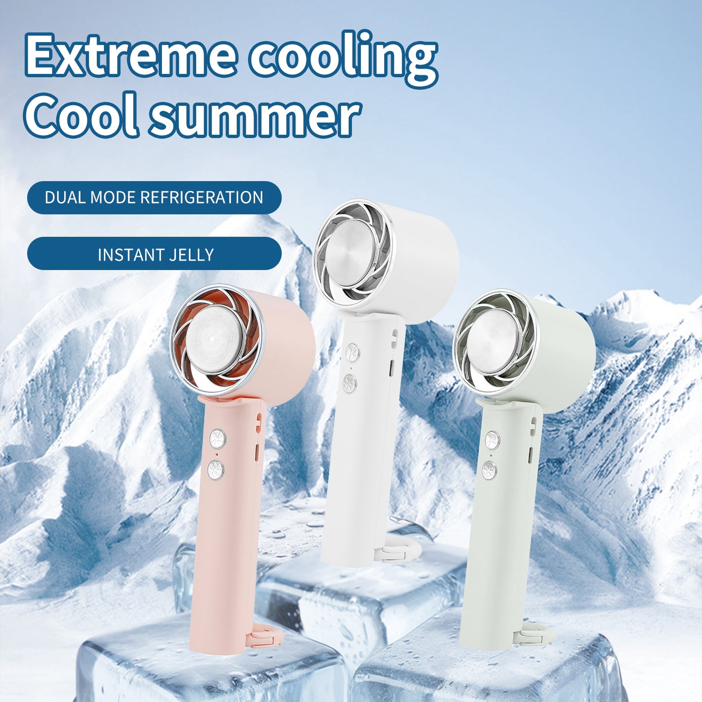 Fast cooling high wind portable small fan